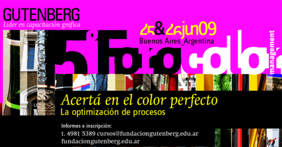 5º FORO DE COLOR foro color 2009 5º FORO DE COLOR
